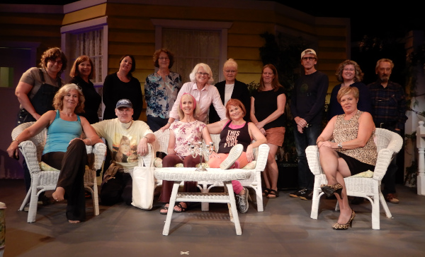The cast and crew of The Savannah Sipping Society